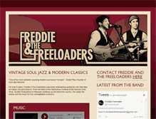 Tablet Screenshot of freddieandthefreeloaders.com